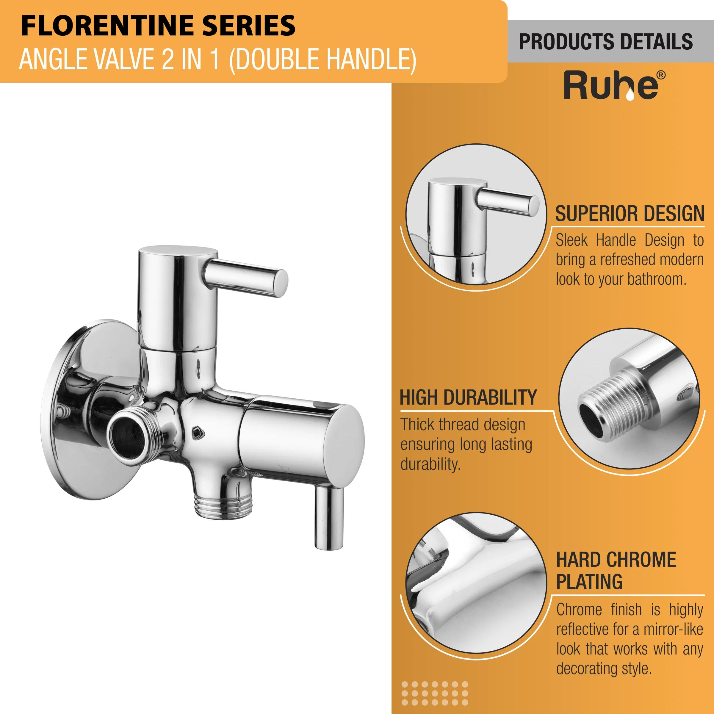 Florentine Angle Valve Two Way : Amazon.in: Home Improvement