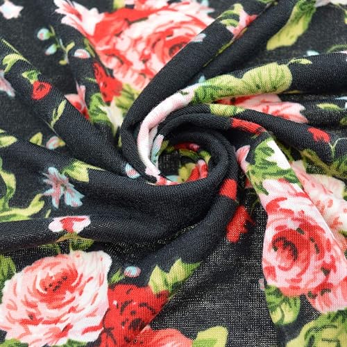 Miniatura 6 de BQUBO - Cobija de recepción de recién nacido para bebé, diseño floral, manta envolvente con diadema o sombrero, cálido saco de dormir para bebé,