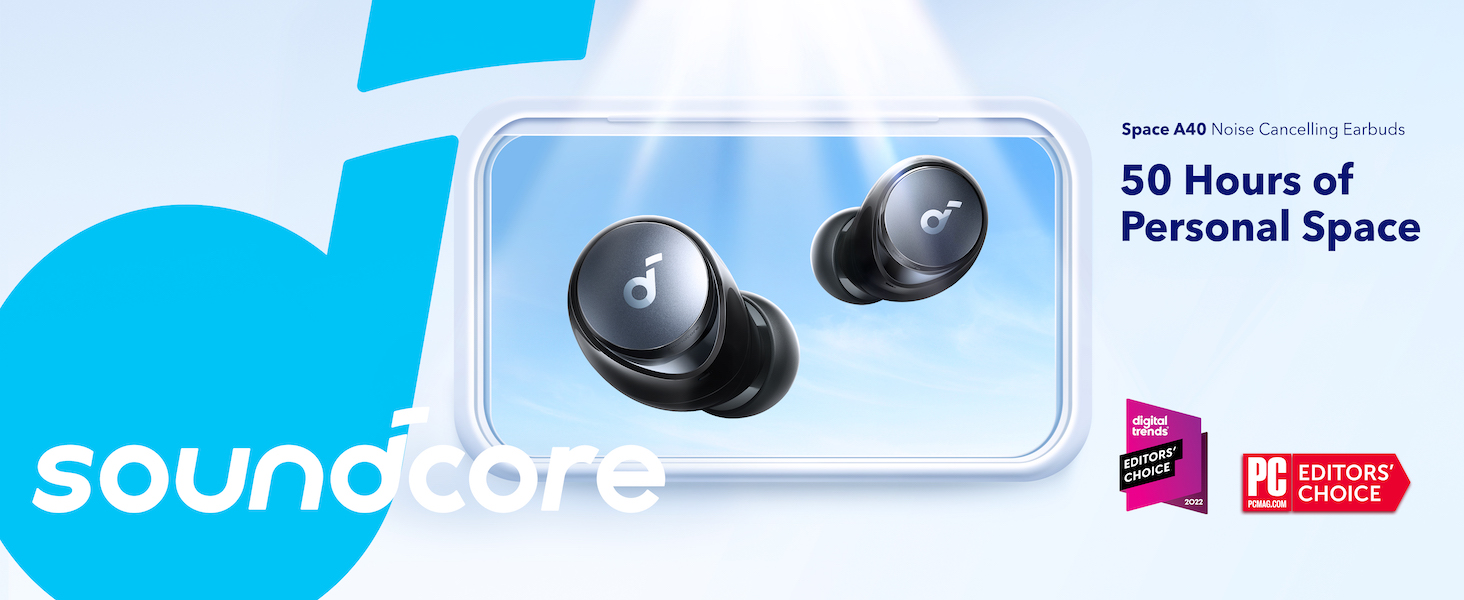 soundcore by Anker Space A40 Auto-Adjustable Active Noise
