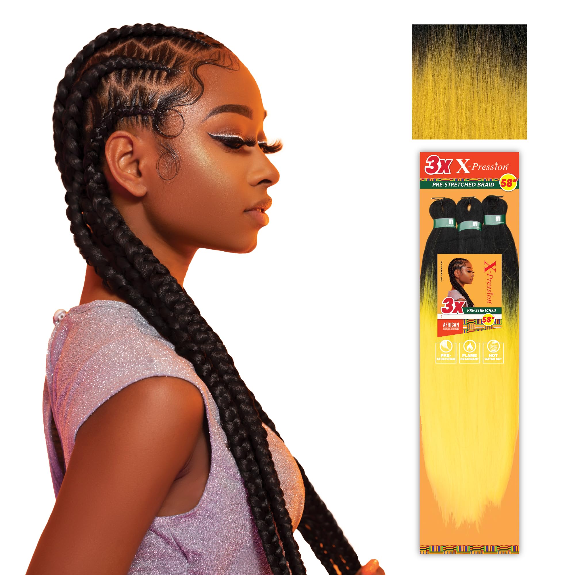 Amazon.com : Sensationnel X-pression prestretched braiding hair Amazon.com : Sensationnel X-pression prestretched braiding hair