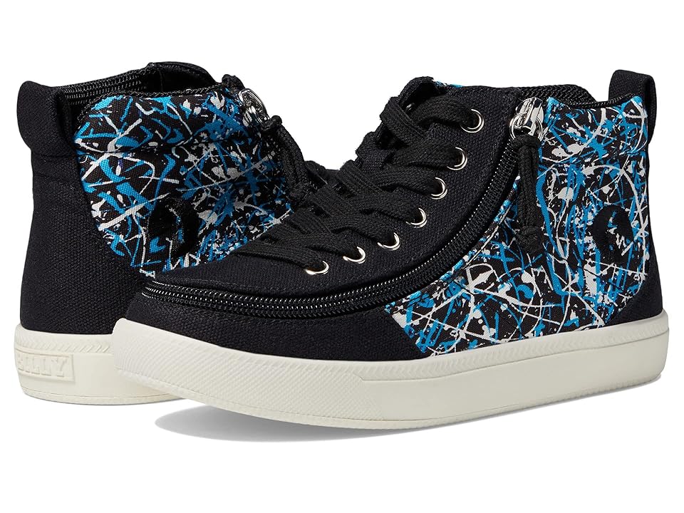 BILLY Footwear Kids Classic DR High II (Little Kid/Big Kid) (Black Graffiti) Kid's Shoes INTERNATIONAL SHIPPING