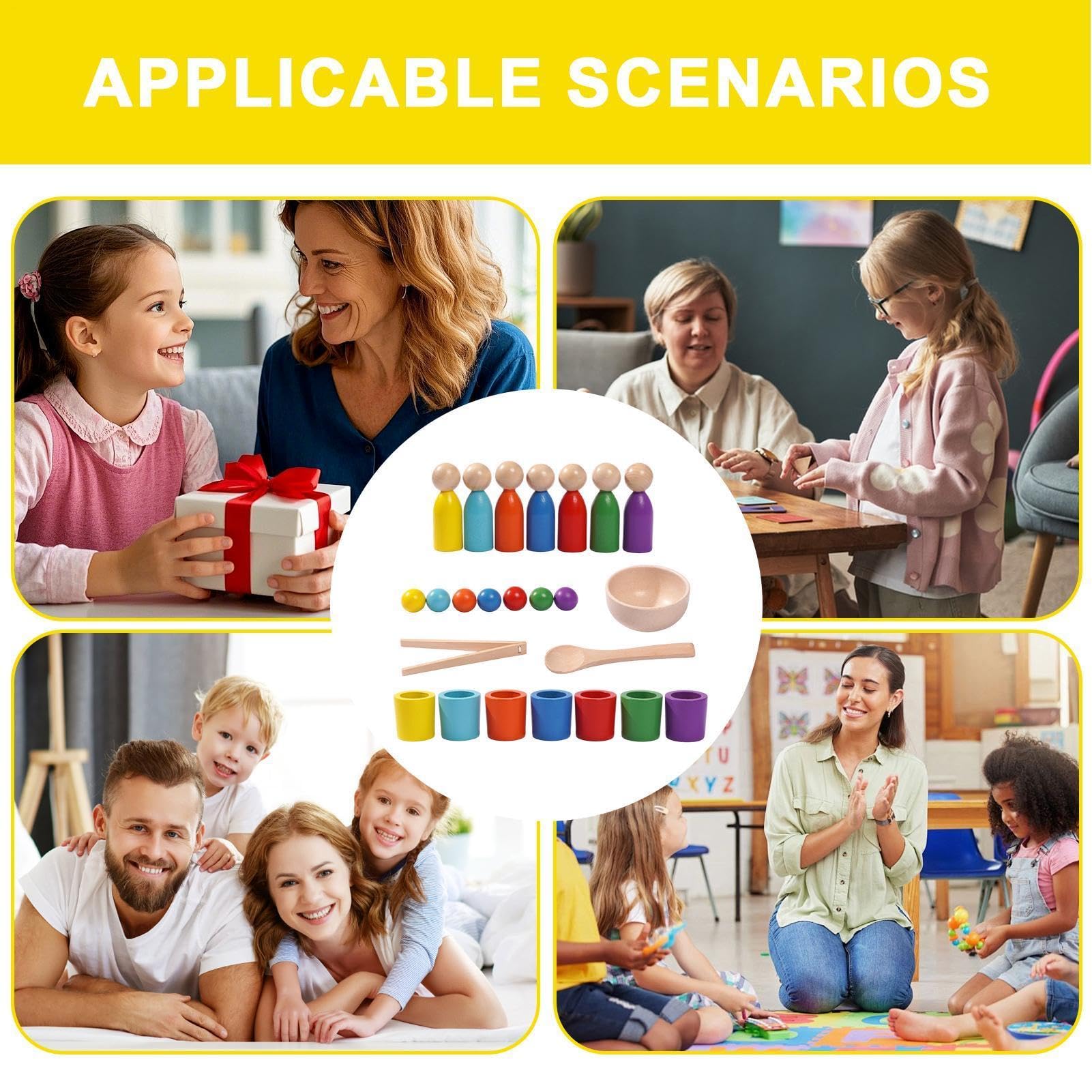 Clasificación de Colores Juguete de Motricidad Fina