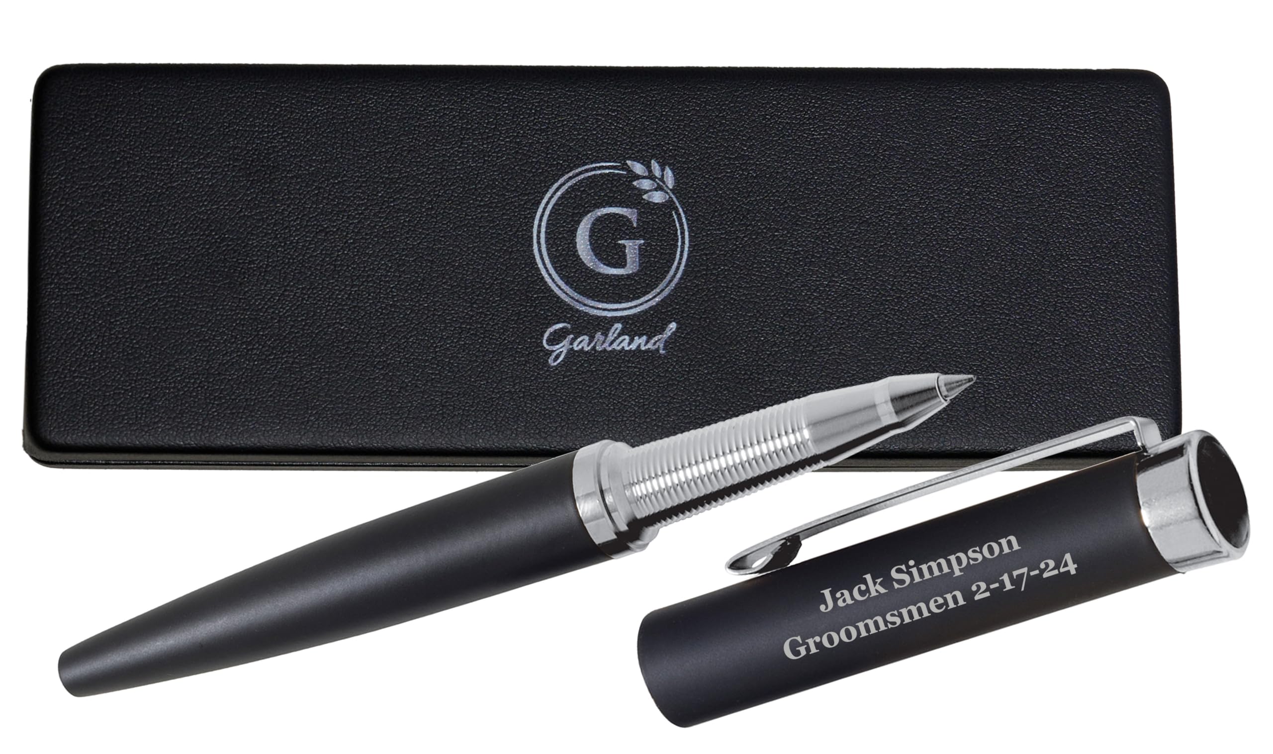 Garland USA Made Personalized Luxury Executive Rollerball Pen - All Brass, Premium Gift Box, Celebration Gift for Graduates, Milestones, Special