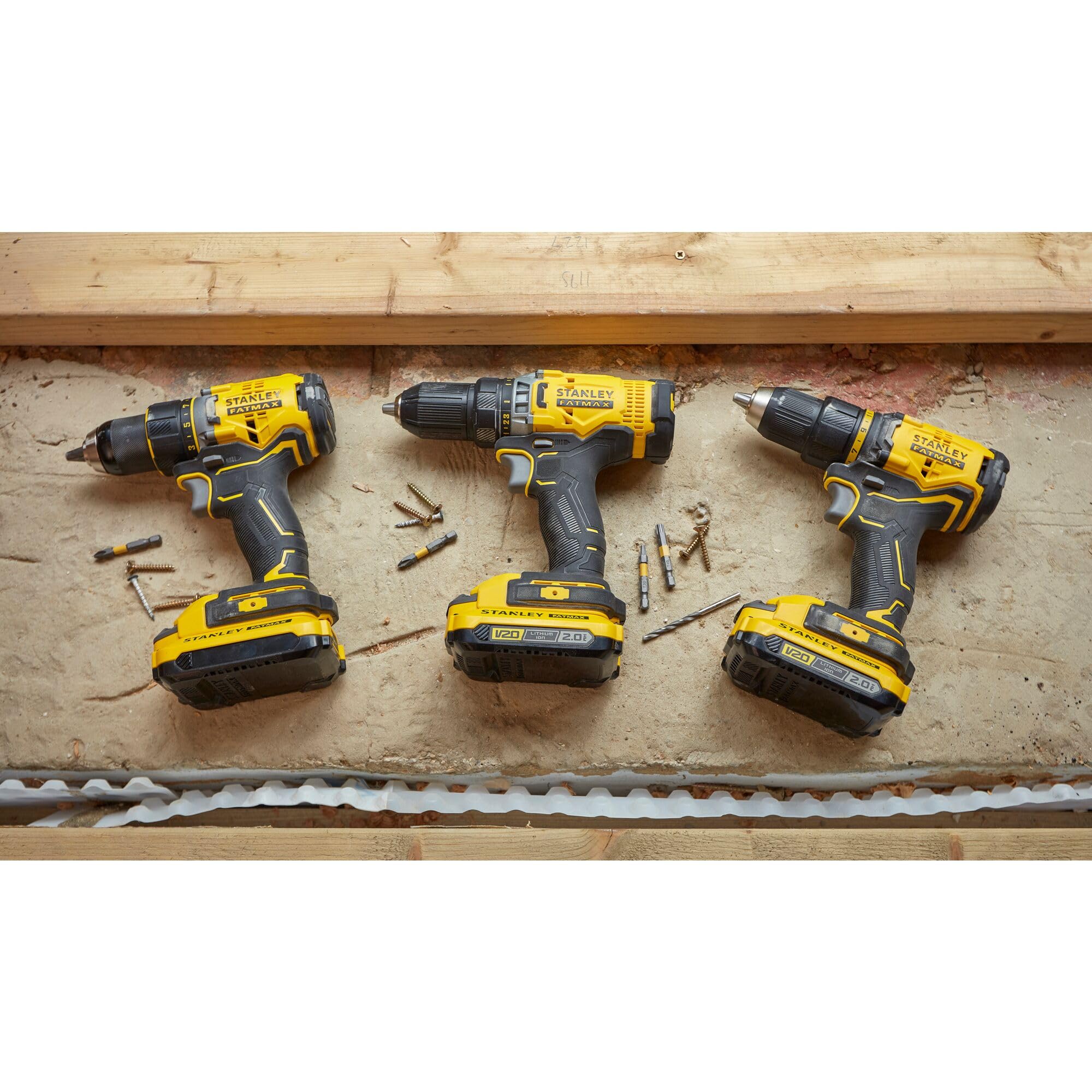Stanley SCD700B-TR 18V V20 Kömürlü Matkap, Bataryasız