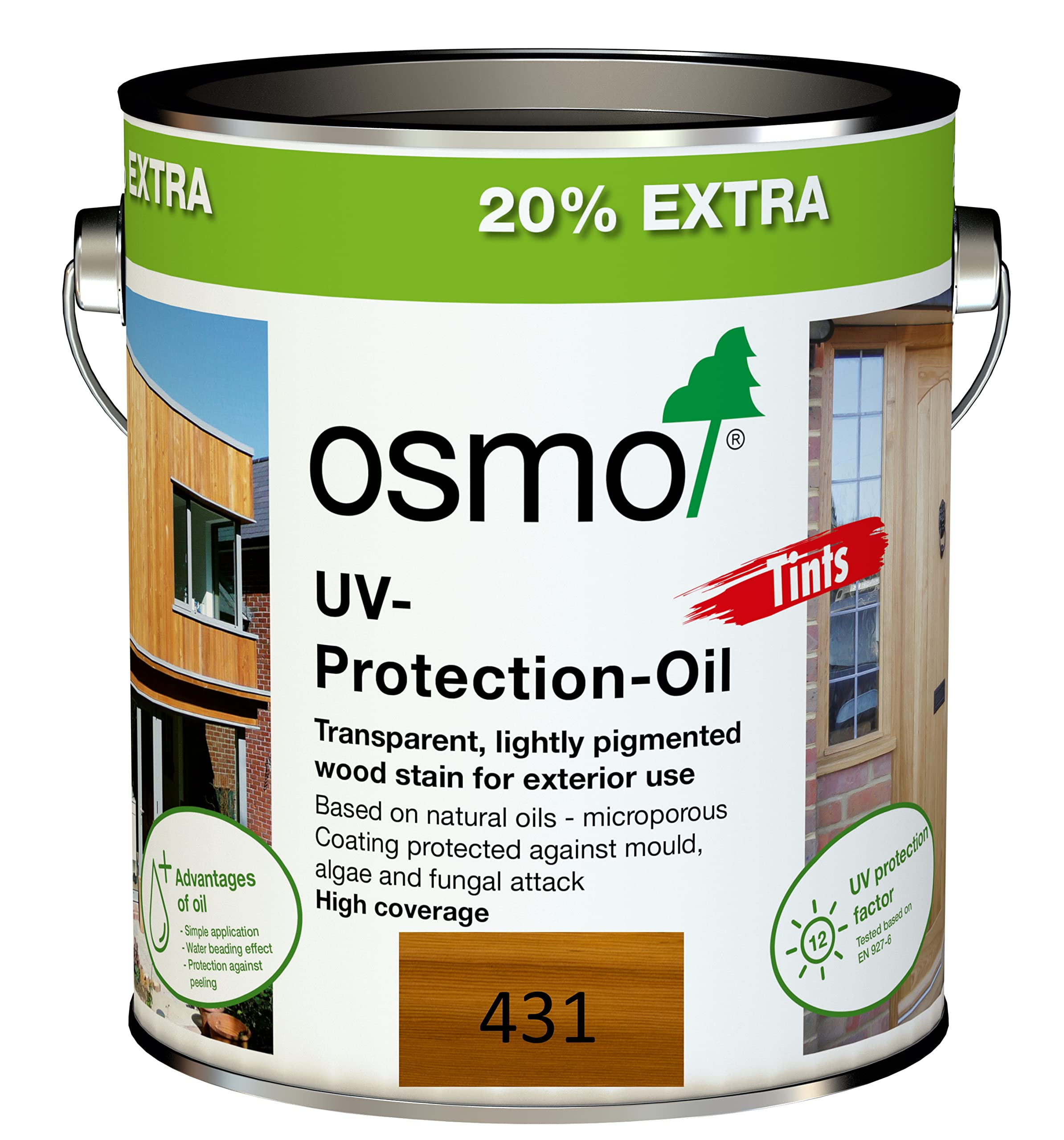 Osmo UV Protection Oil Extra (3L, Light Cedar 431 Extra)