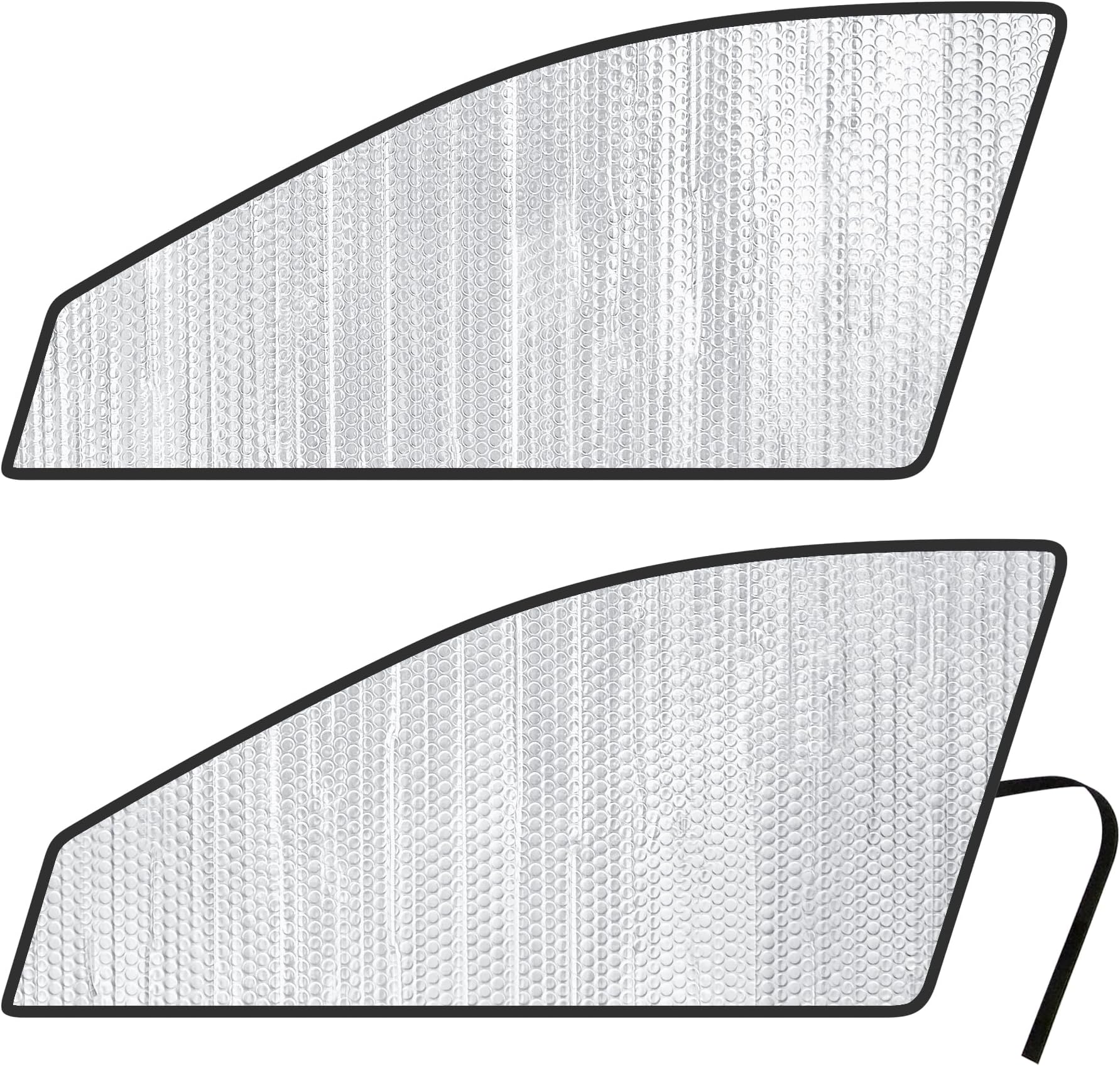 Side Window Front Seat Reflective Sunshade Sun Shade Accessories Custom Fit for 2008 2009 2010 2011 2012 2013 Jeep Liberty Sport Utility (Set of 2)