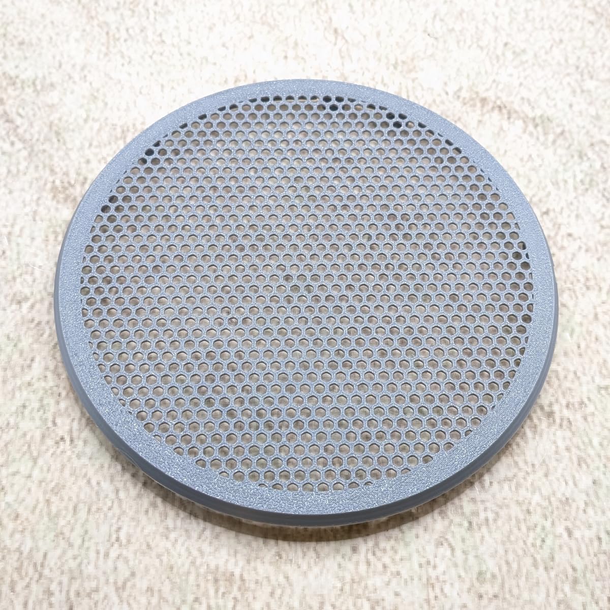 2 pezzi di ricambio per altoparlante, colore grigio, compatibile con VW T4 703035793C, mascherina per altoparlante (grigio)