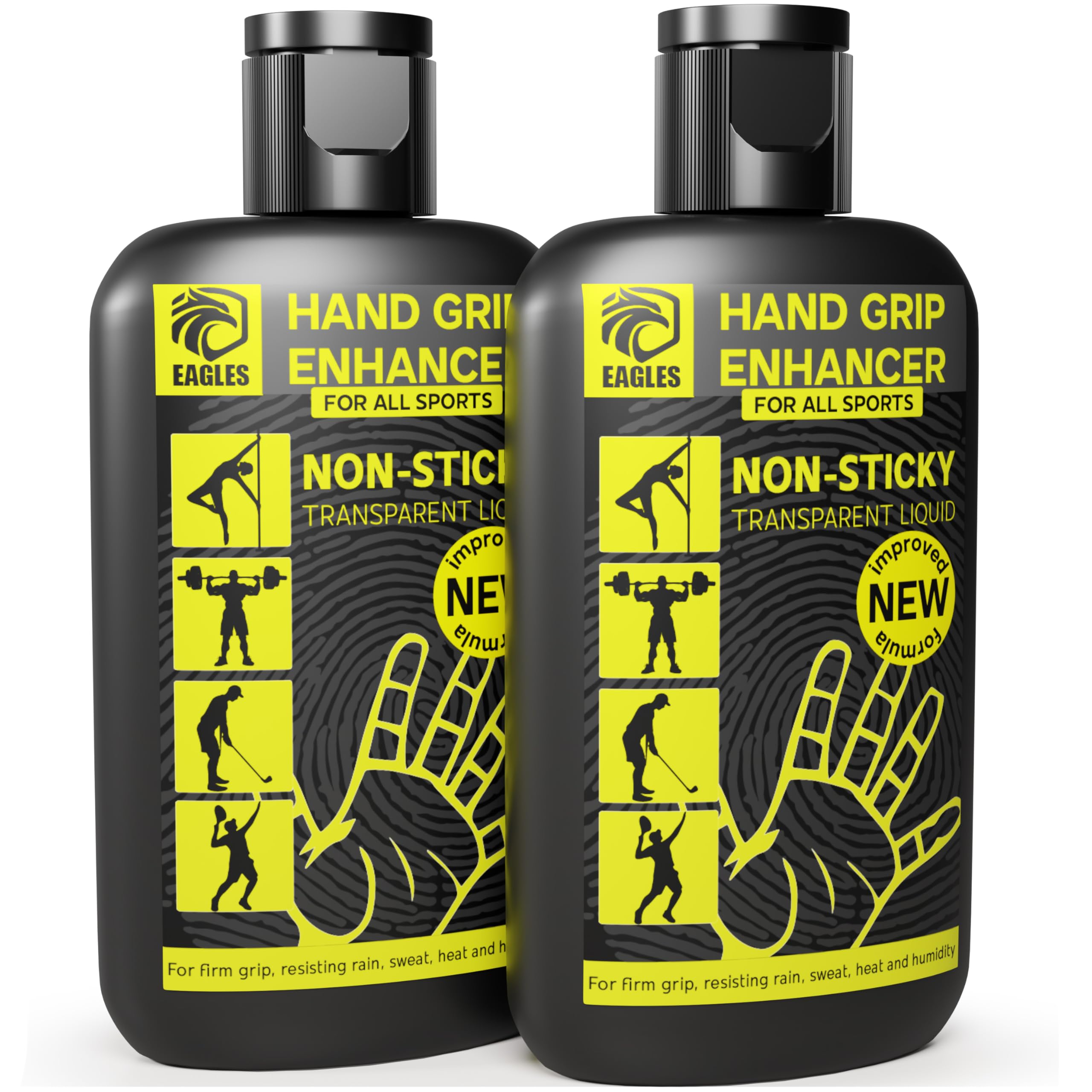 EAGLESDry Hand, Pole Grip Solution, Grip Enhancer, Non-Sticky, Anti-Slip Solution for Pole Dancing, Sweaty Hands, Dry Grip for Football, Tennis, Weightlifting, Golf, Gymnastics, Pole Fitness, Gaming