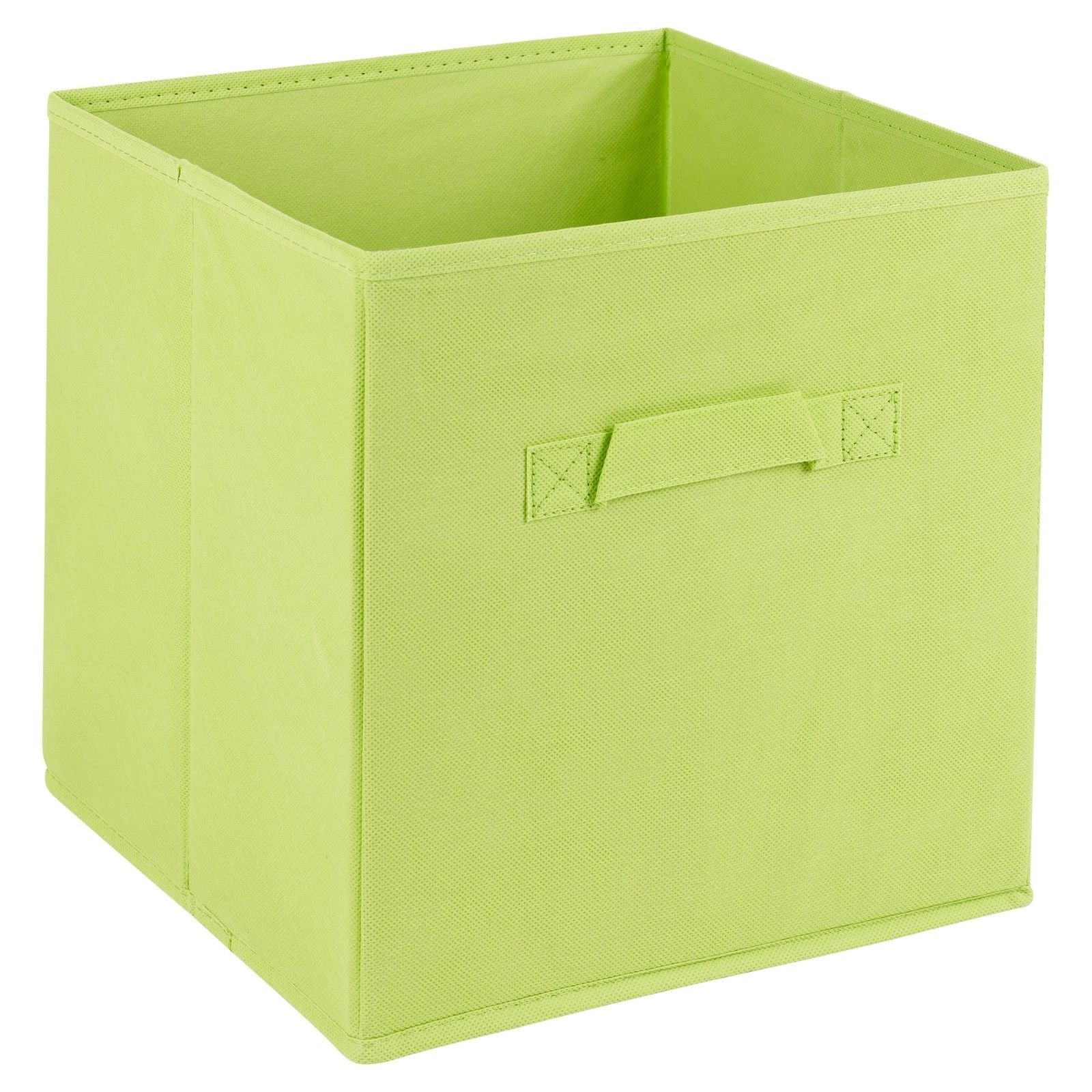 Urbnliving Green Collapsible Storage Cube Drawer Box With Carry Handles ( - Large)
