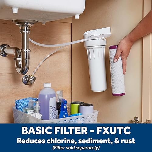 Miniatura 6 de GE Sistema de filtro de agua para todo el hogar, el sistema de filtración de agua reduce el plomo, el amianto y más, kit de instalación y accesorios