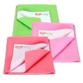OYO BABY Waterproof Sheet, Extra Absorbent Fastest Dry Sheet for Baby, Anti-Piling Fleece Baby Bed Protector, Medium Siz