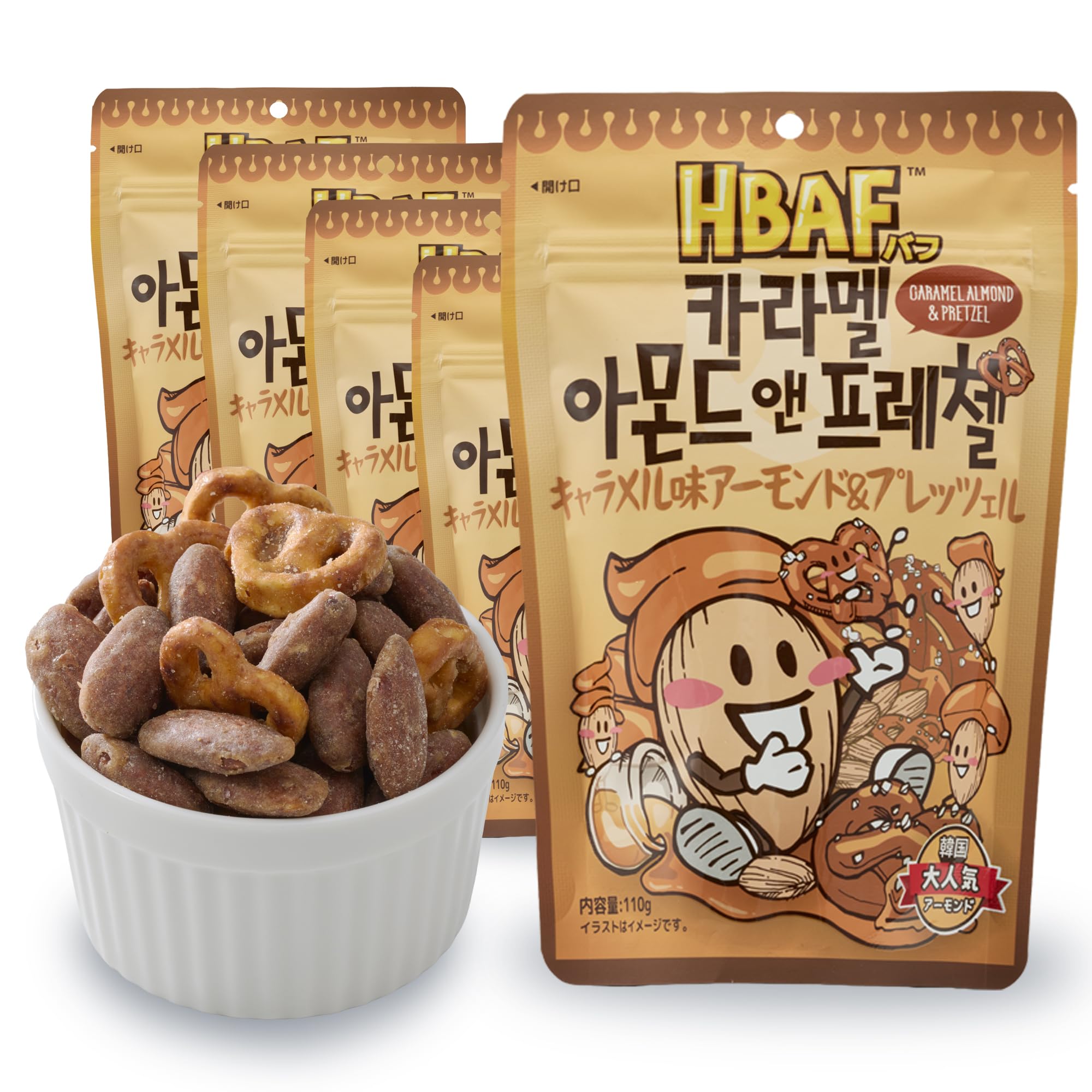 Amazon | [ HBAF 公式 ] ハニーバターアーモンド ＆ プレッツェル