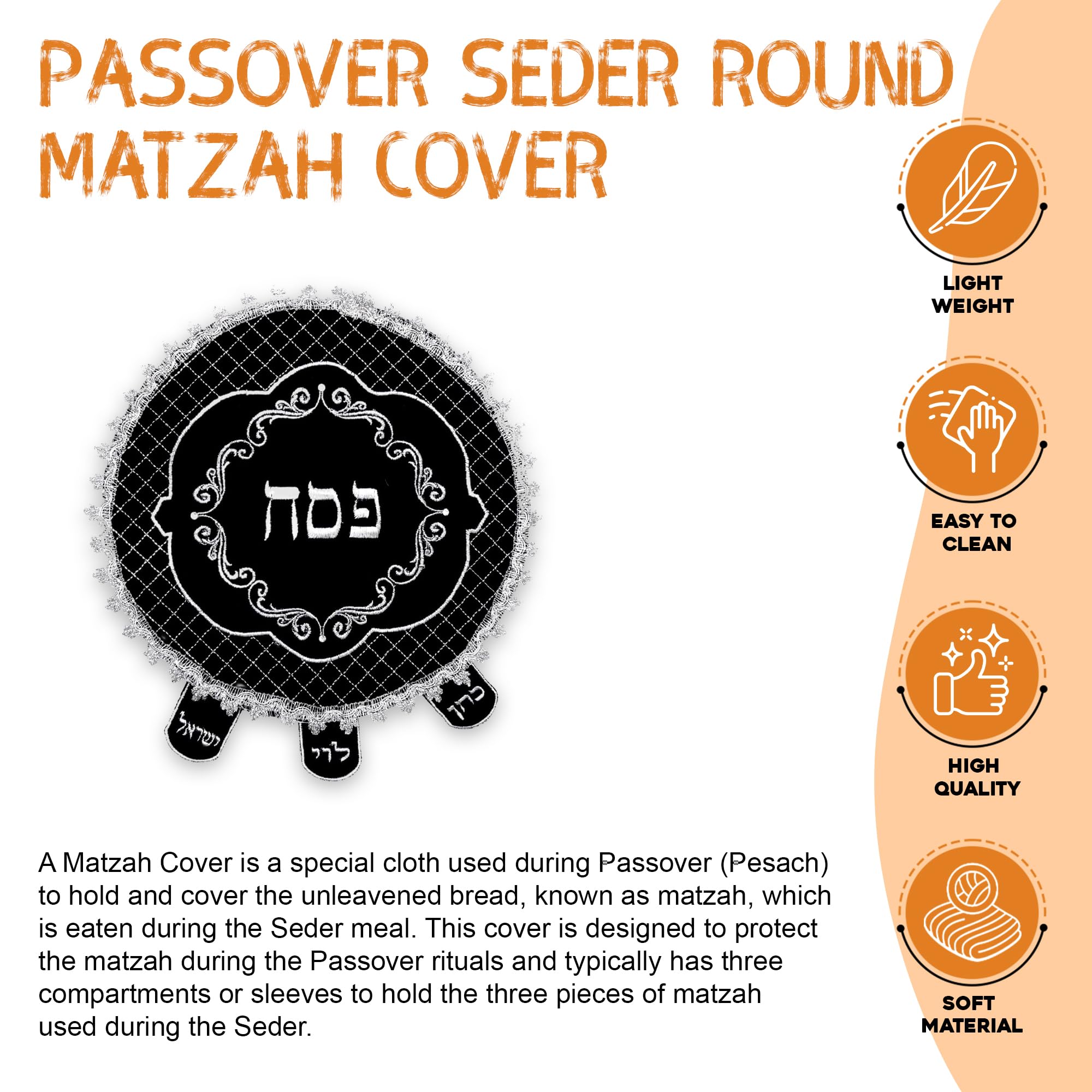 Matzah Covers | Passover Matzah Covers To Set Pesach Seder Table - View #12