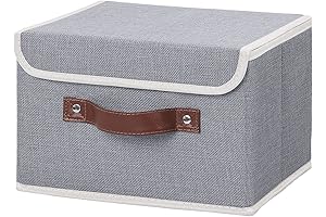 ANMINY Small Storage Bin with Lid