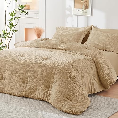 Miniatura 385 de HYMOKEGE - Juego de edredón tamaño king, color negro y rojo, de sirsaca, de 7 piezas, para todas las estaciones, en una bolsa, para dormitorio