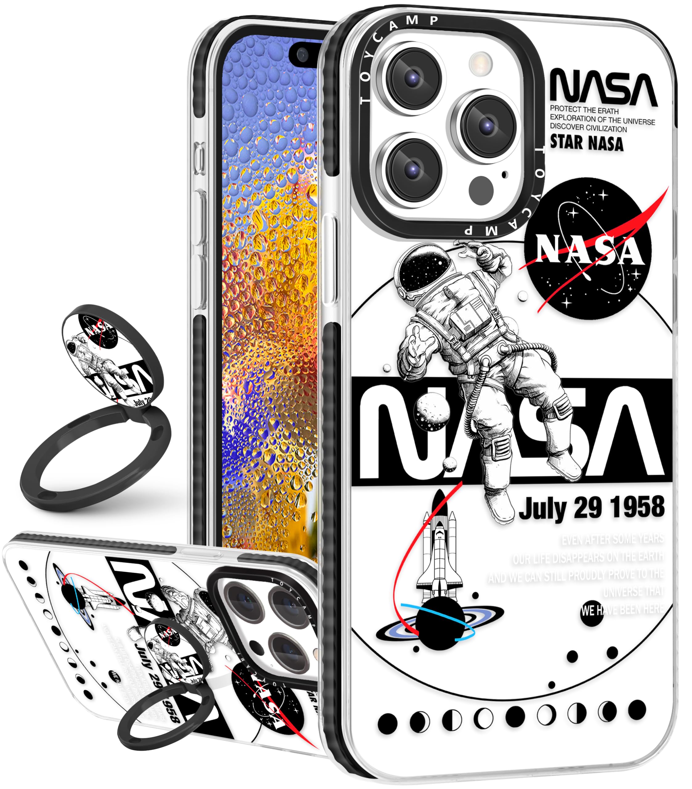 the met phone cases ChubbyArmor Diamond Magnetic Leather Case with Metal Camera Shield for iPhone