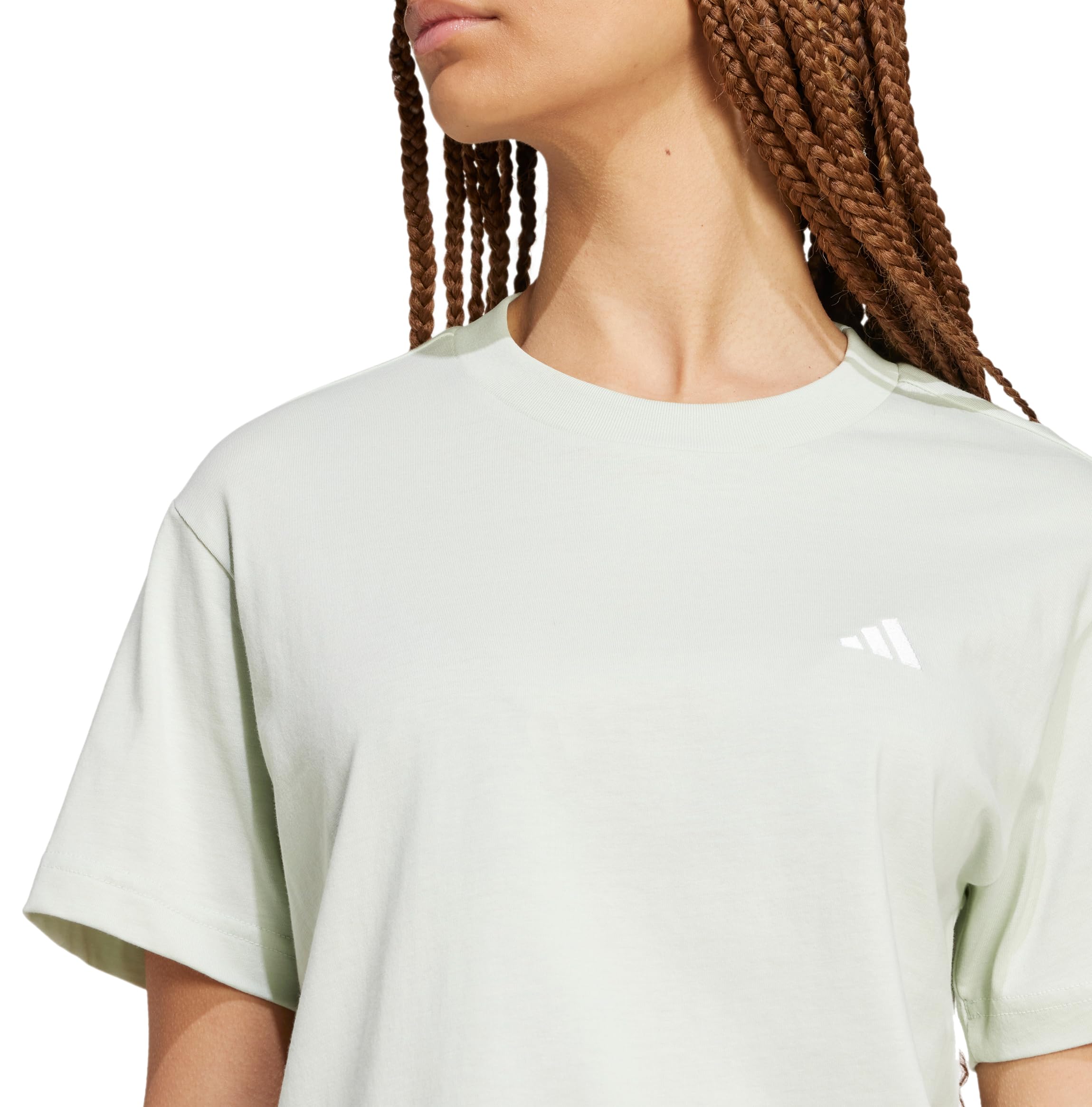 Adidas Essentials Small Logo T-Shirt Camiseta de Manga Corta Mujer (Pack de 1)