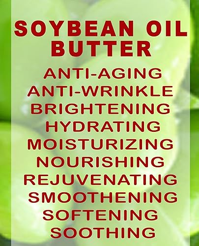 Miniatura 7 de Botanical Beauty Mantequilla de aceite de soja 100% natural orgánico aceite de soja en manteca de karité para cara, piel, cuerpo, cabello, uñas.