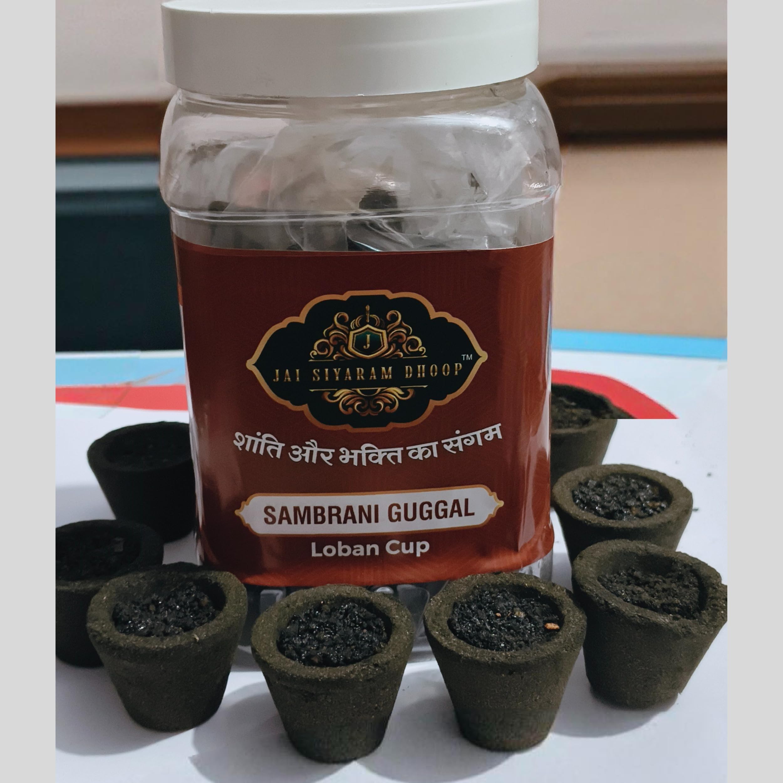 Organic Cow Dung Havan Cups/Sambrani Cups for Pooja for Daily (Pack of 24)-Auto-Filled Cup with Loban, Guggal,hawan samigiri Instant Hawan Cups(Ready to use Cups)-image-23