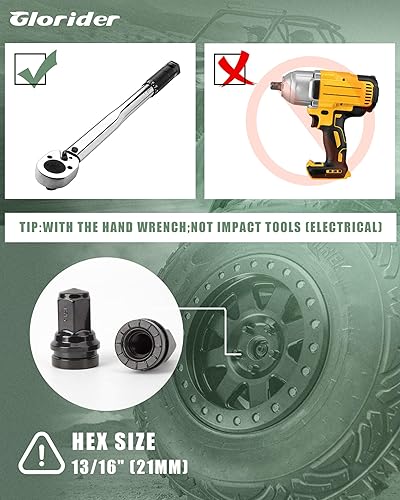 Miniatura 8 de Tuercas de llanta negras de 14 x 1.5 pulgadas, 32 tuercas de rosca M14x1.5 OEM HCPZ-1012-B HCPZ-1012-A para Ford F250 F350 Super Duty 2017-2024,