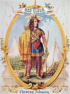 Canvas Wall Art - American School 'Advert forRed Cloud Tobacco, 1867' Wall Art for Living Room, Bedroom, or Office Décor by Trademark Fine Art