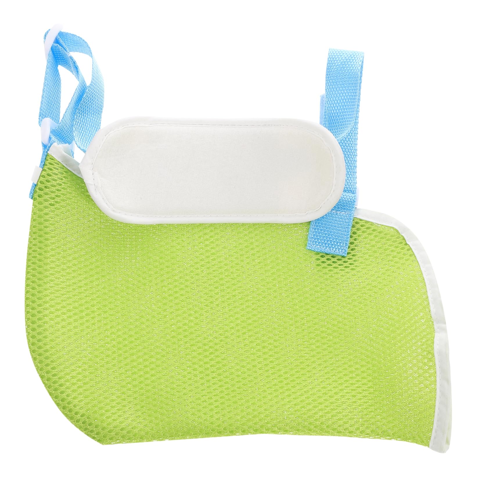 Healeved Earm Sling for Boys and Girls Arm Support Strap Fractured Arm Fixing Mesh Breathable Material Shoulder Wrist Adjustable Green Random Pad