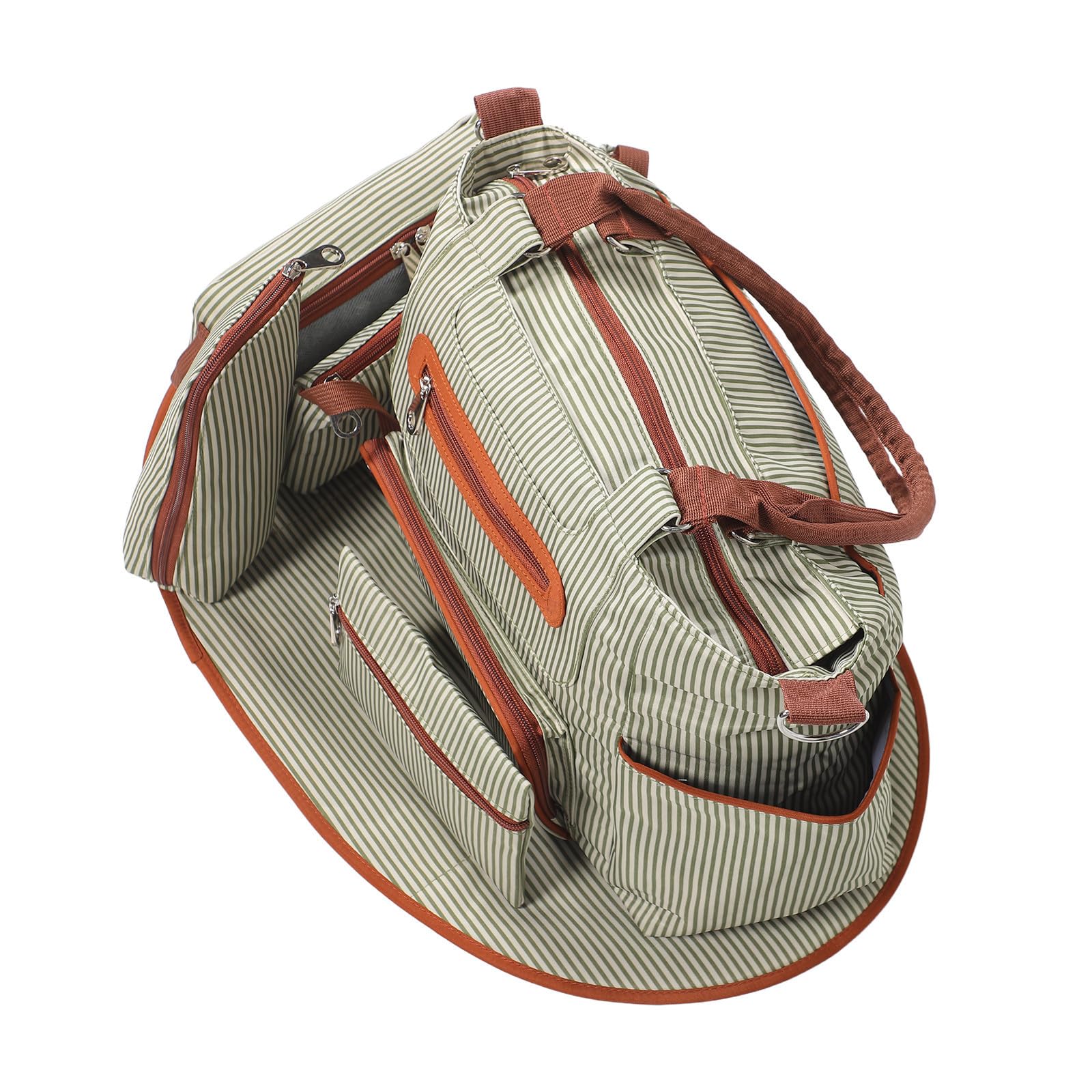 7 Piezas Bolso Cambiador para Mamá Gran Capacidad y Múltiples