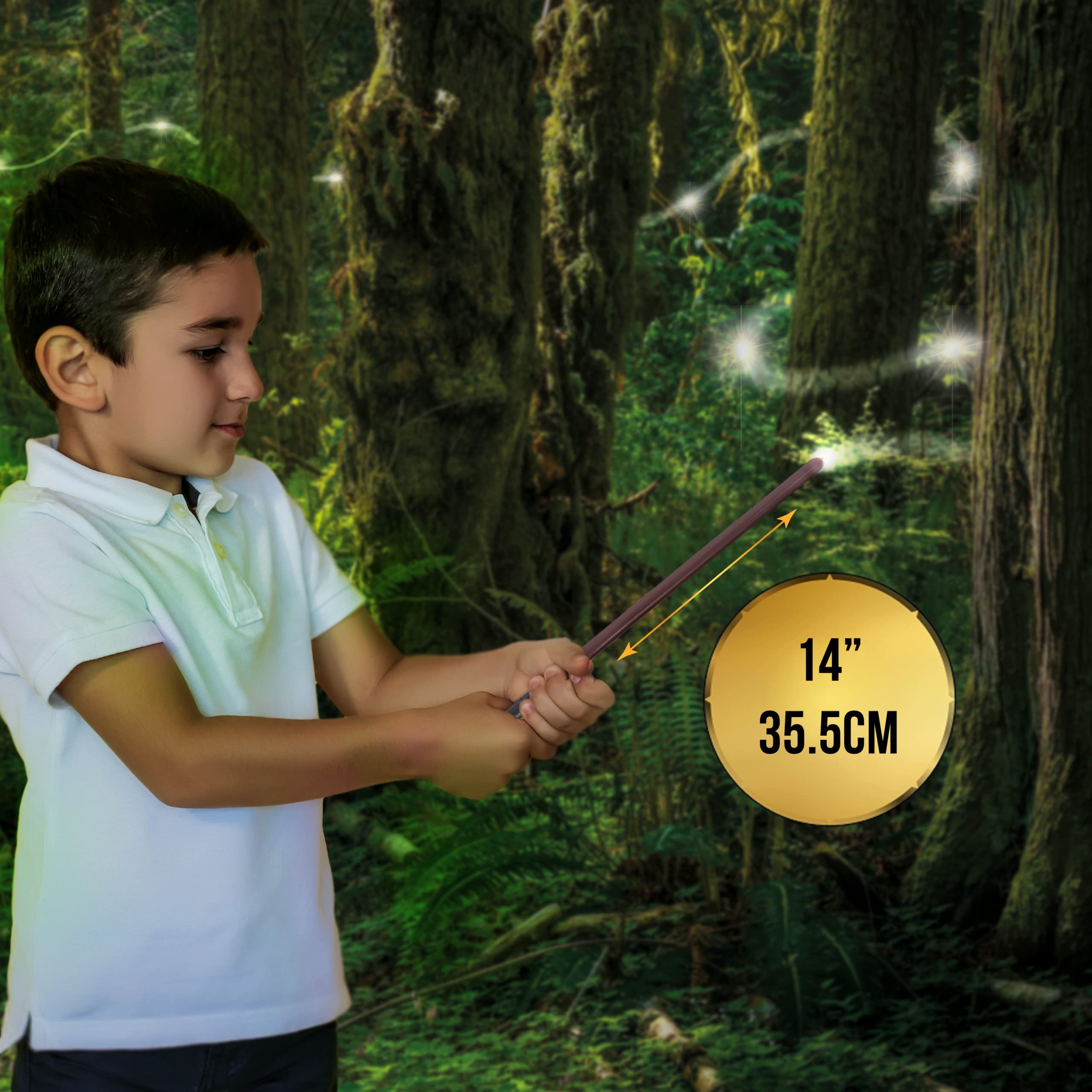 Varita Lumos De Voldemort 7 Pulgadas Con LED – Oficial De Harry Potter Para Juego De Rol Y Disfraces
