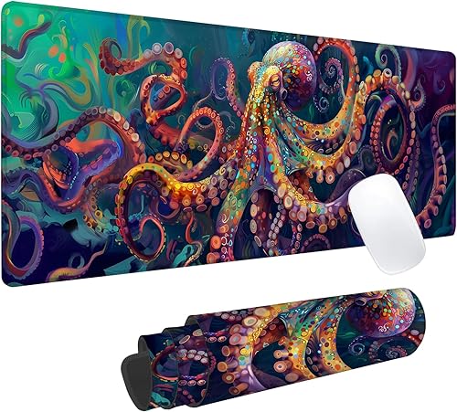 Miniatura 11 de Alfombrilla de mouse vintage para juegos de libros, alfombrilla de escritorio de oficina, base de goma antideslizante, alfombrilla de mouse estética