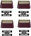 Professional 5 Star Series Finale Shaver Replacement Foil and Cutter Bar Assembly Compatible with wahl Shaver Foil 7031-100, 7043-100 Super Close Shaving Replacement Heads (1 pc Red)