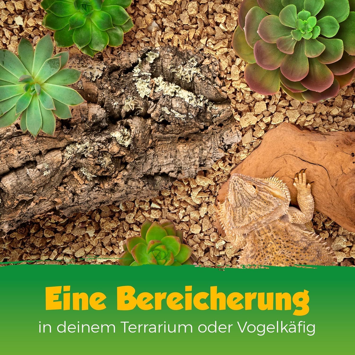 100 Liter grobes Korkgranulat | Kork-Granulat 3-12 mm | im 100L Papiersack | hergestellt aus recycelten Naturkorken | Verarbeitung in einem sozialen Unternehmen