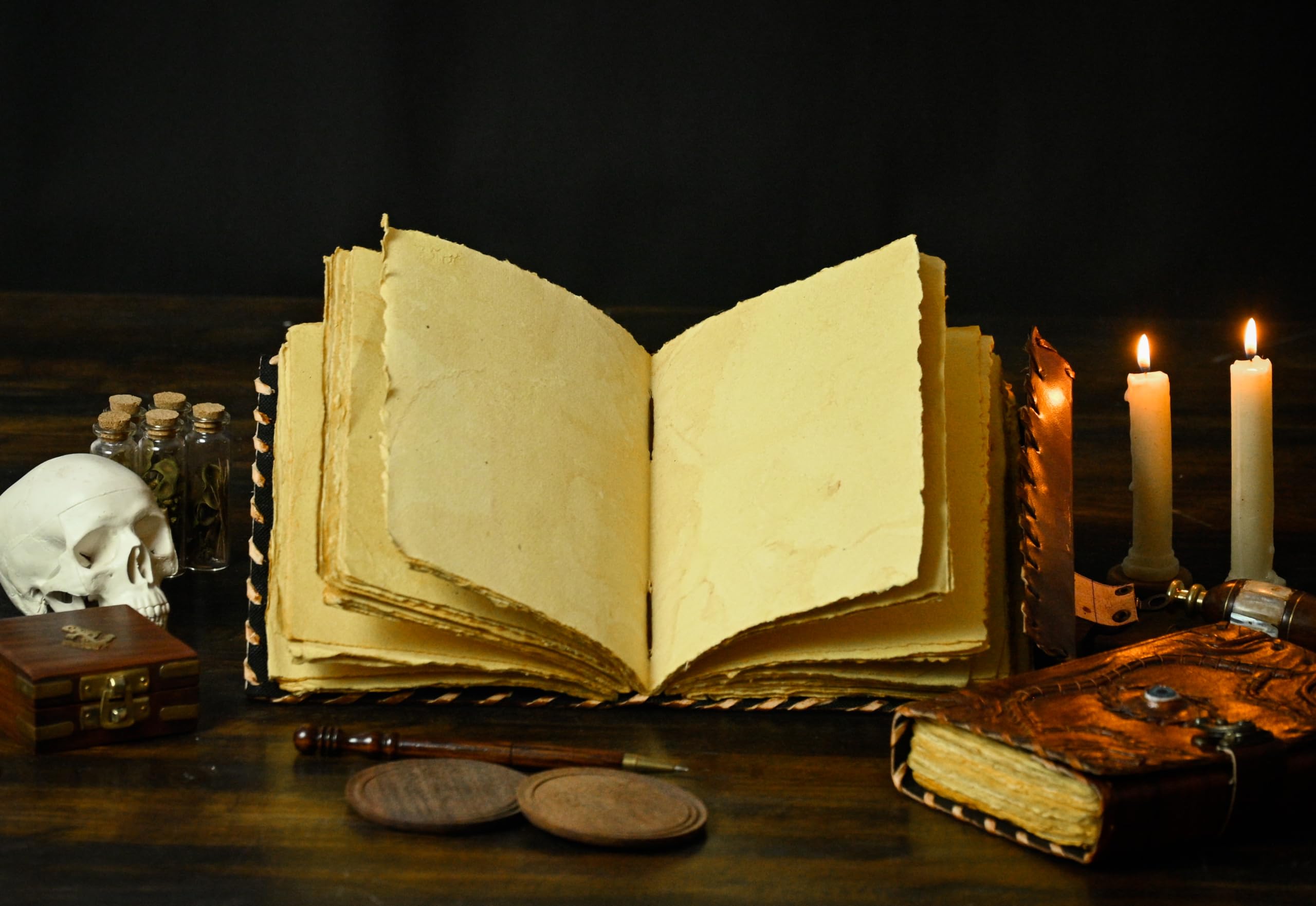 Hocus Pocus Book Of Spells, Spell Books With Real Spells, Prop Halloween Decorations Decor, Book Of Shadows Spell Book - Image 4