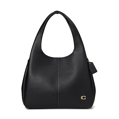 COACH Polished Pebble Leather Lana Shoulder Bag Women
