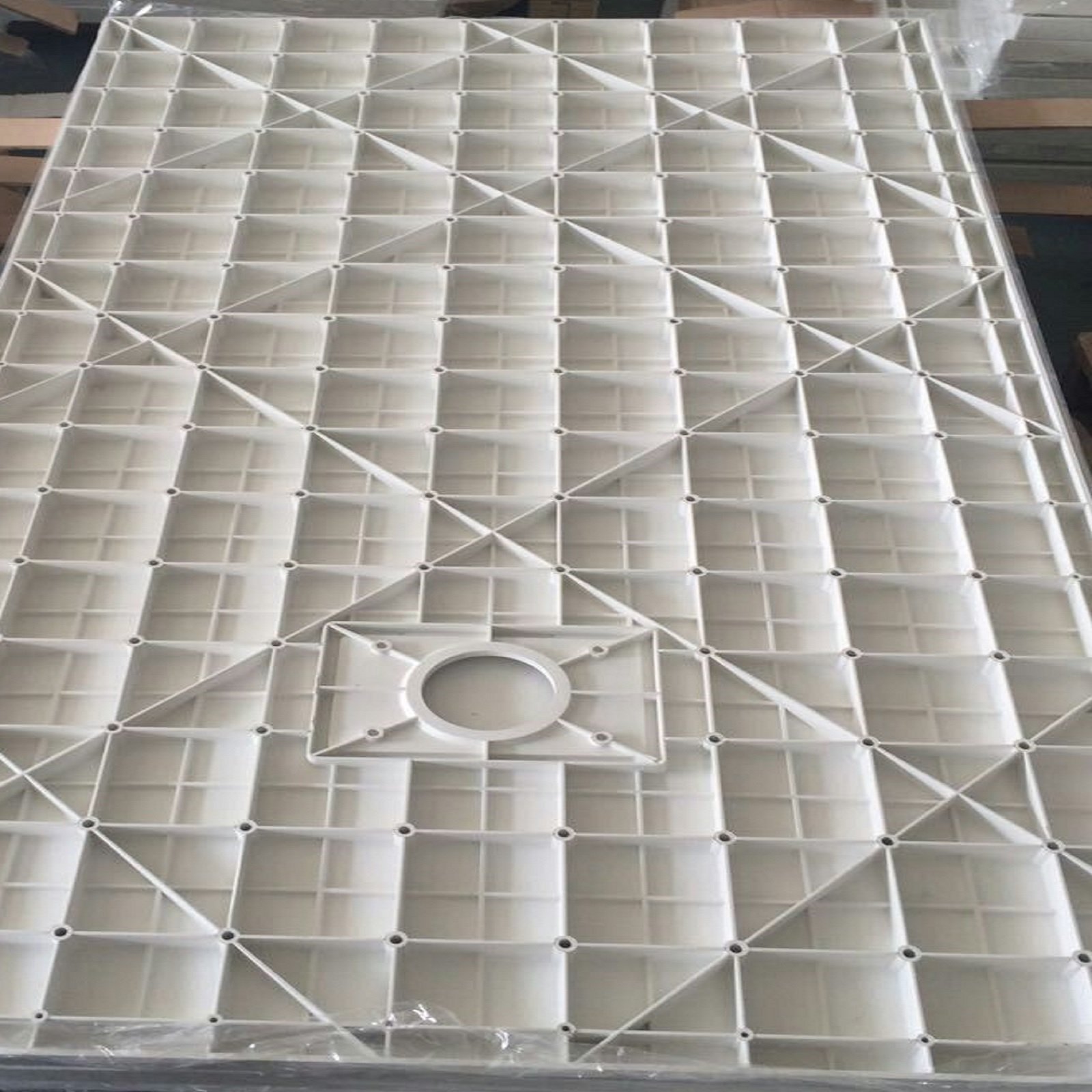 Piatto Doccia H.2,6 cm In Vetro-resina SMC Effetto Pietra Stone Ardesia Piletta Doccia Inclusa (80x140 h 2.6cm, Bianco)