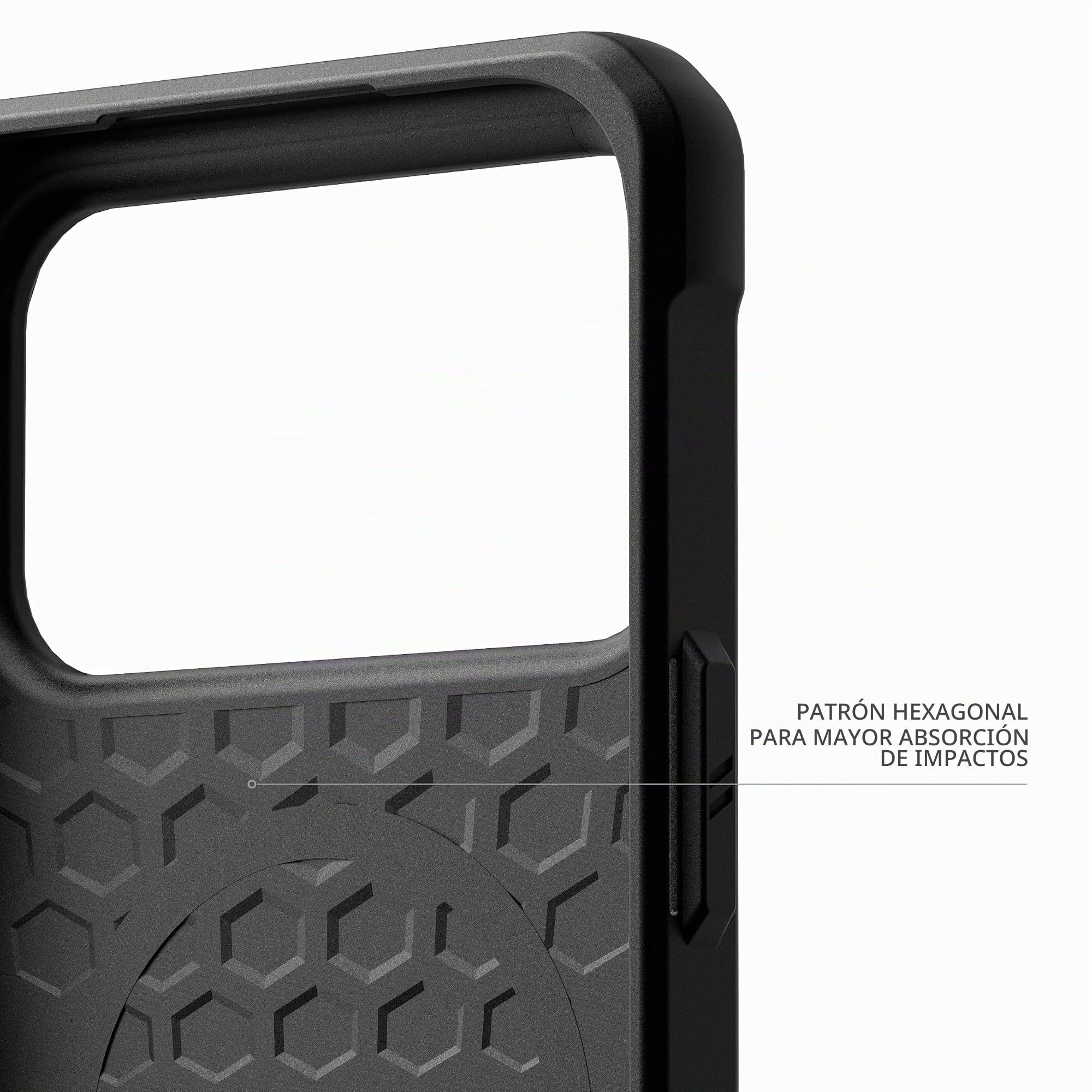 Urban Armor Gear Metropolis LT MS Funda iPhone 17 Pro MAX | Ajuste perfecto | Resistencia a caídas de 5,4 m | Módulo magnético | Bordes elevados | Todos los puertos accesibles