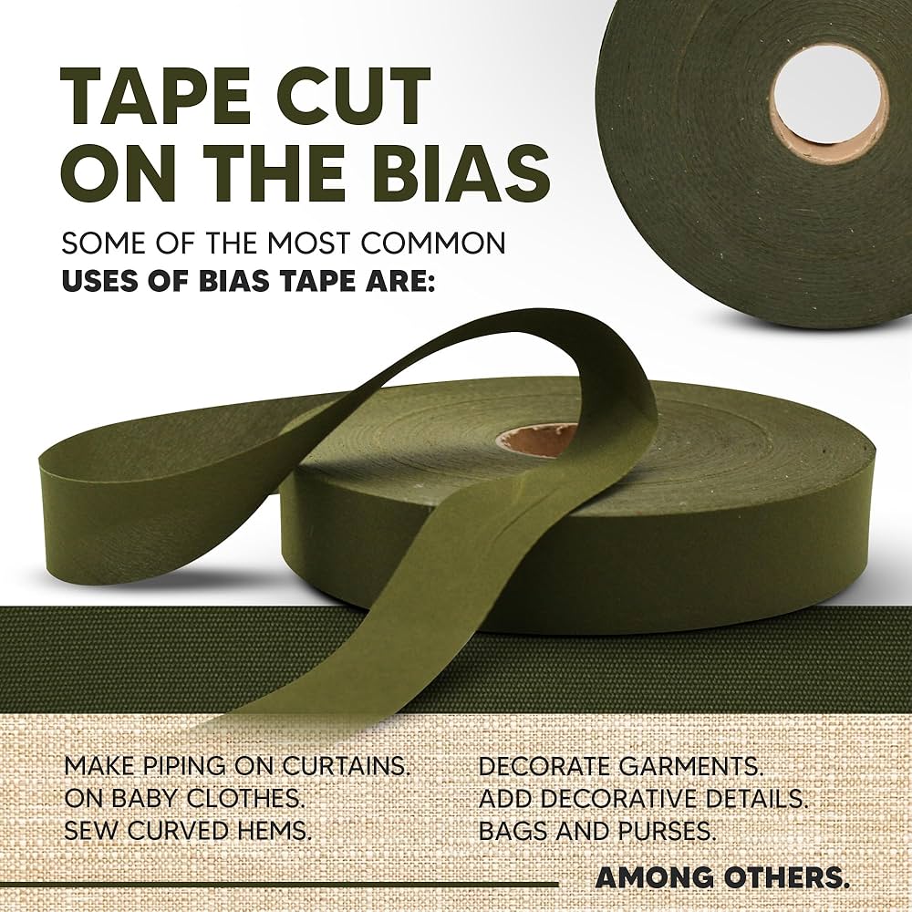 Nastro Sbieco Poliestere 100m - Larghezza 20mm Per Cucito E Bordatura