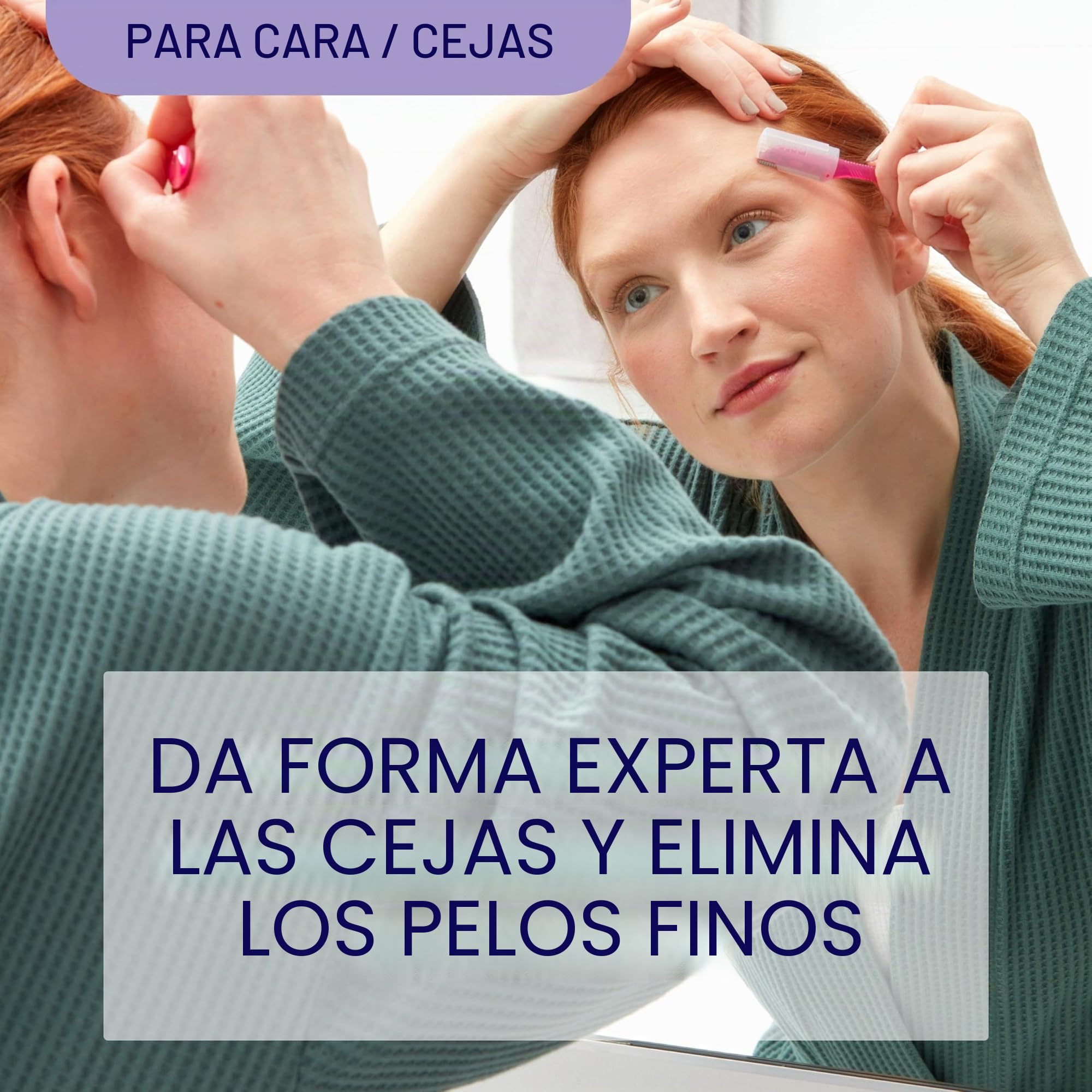 Schick Hydro Silk Herramienta exfoliante de retoque Dermaplaning, maquinilla de afeitar facial y cejas con cubierta de precisión, 9 unidades, maquinilla de afeitar Dermaplaning para mujer