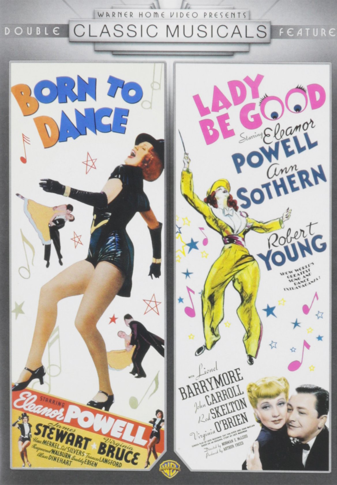 Born to Dance DVD (1936) Eleanor Powell/ James Stewart - Lady Be Good (1941) Double Feature DVD