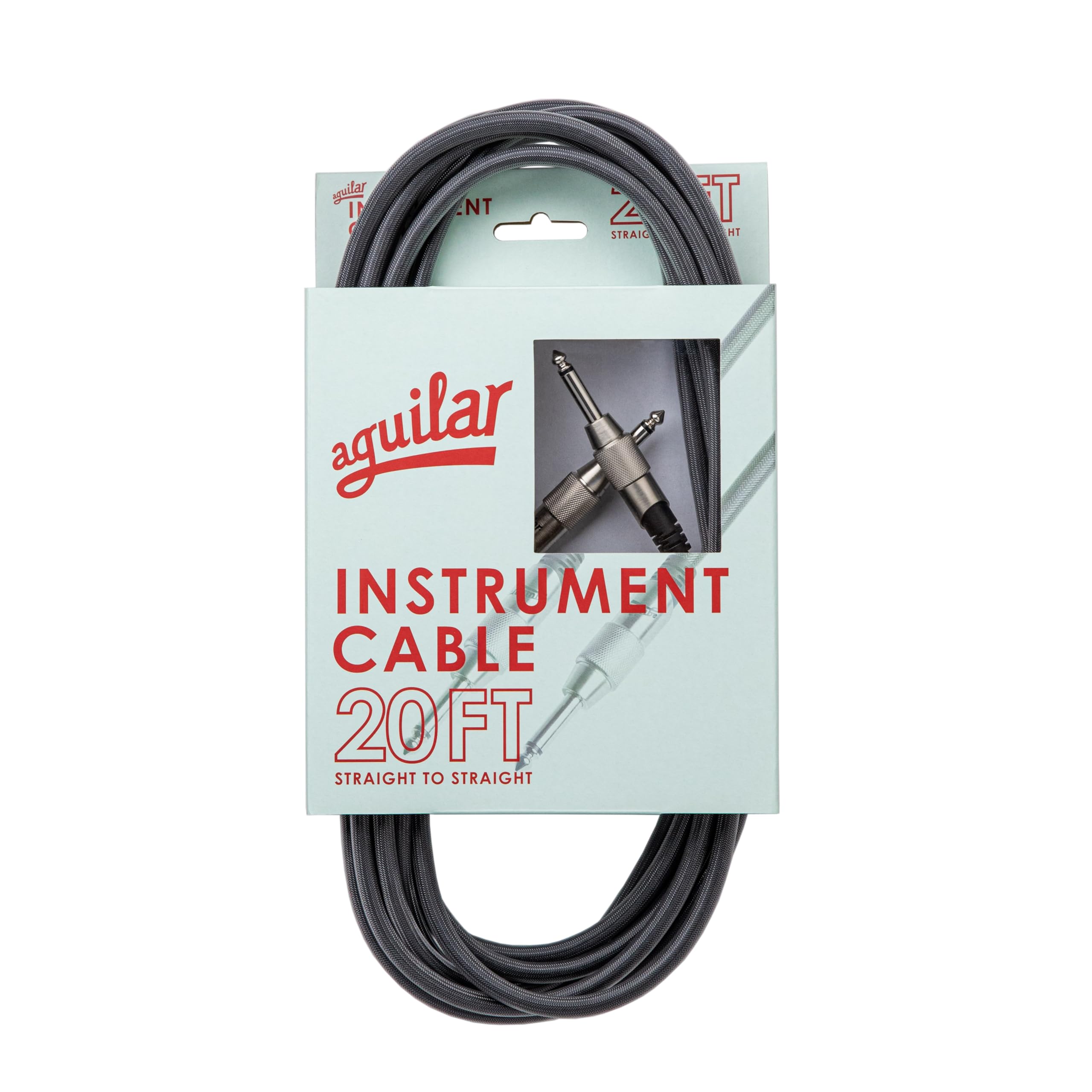 Aguilar, AG INST-20SS | Cavo per basso 6m con connettori Neutrik dritti | Suono cristallino e massima affidabilità