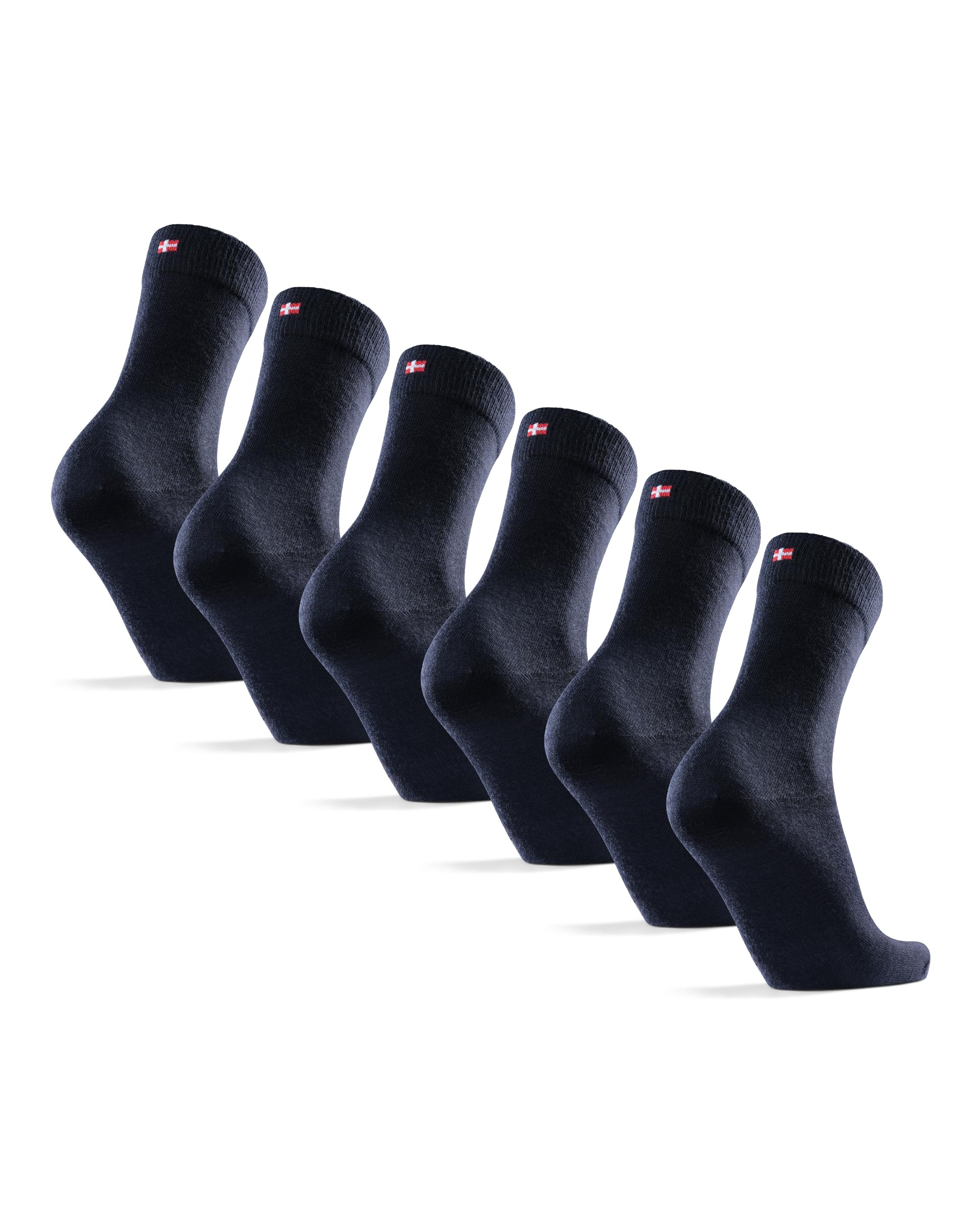 DANISH ENDURANCE Calcetines Lana Merino Clásicos, Traspirables, Calcetines Trabajo Hombre y Mujer, 3 Pack