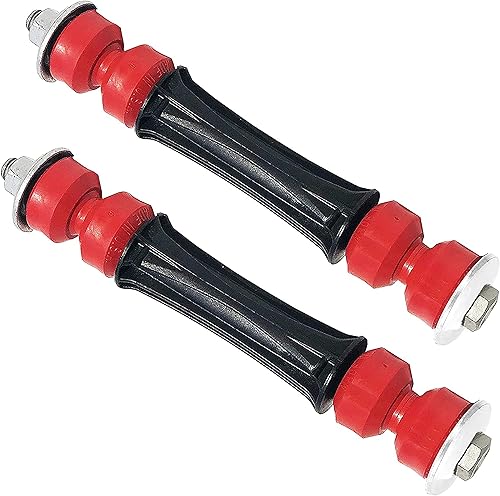 Miniatura 9 de Suspension Dudes Kit de 4 eslabones estabilizadores de barra estabilizadora delantera + kit de buje extremo rojo código compatible con Escalade,