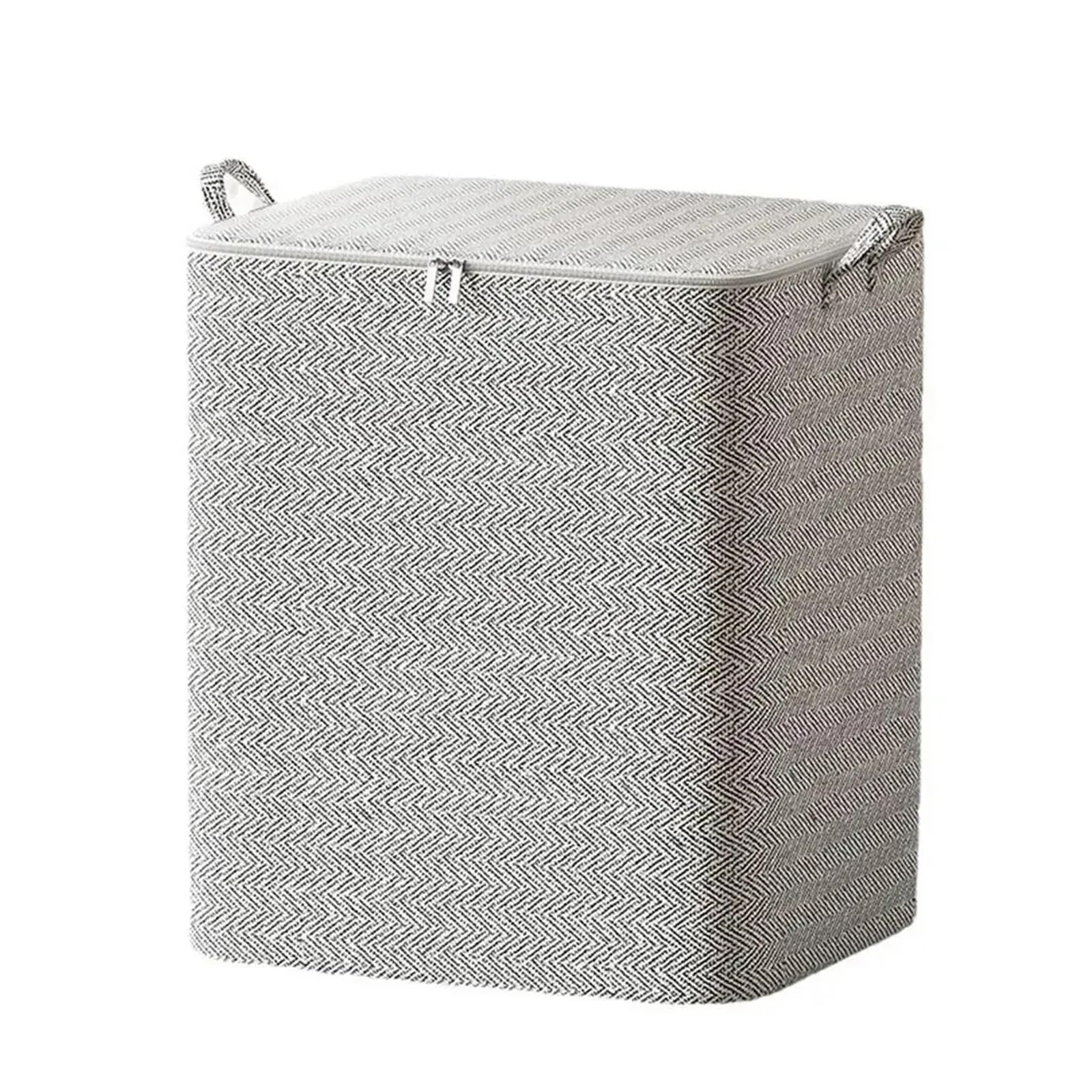 RRYPBOVG Foldable Blanket Storage Bags 3PCS Quilt Storage Bag Large Capacity Duvet Blanket Foldable Sorting Bags Waterproof Dustproof Clothes Organizer Household Moving Bag(150L)