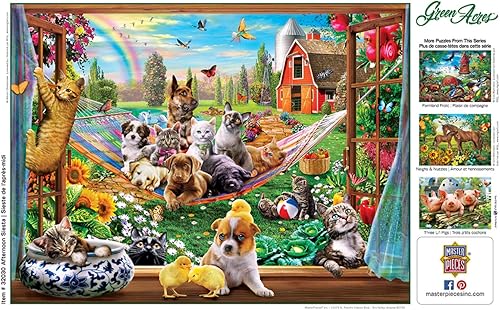 Miniatura 9 de Masterpieces Rompecabezas EZ Grip de 300 piezas - Siesta de la tarde - 18 x 24 pulgadas