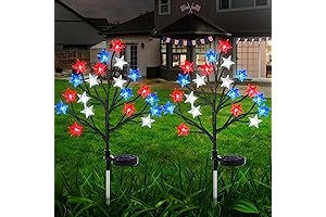 Star Tree Solar Lights for a Dazzling Fourth of July Celebration