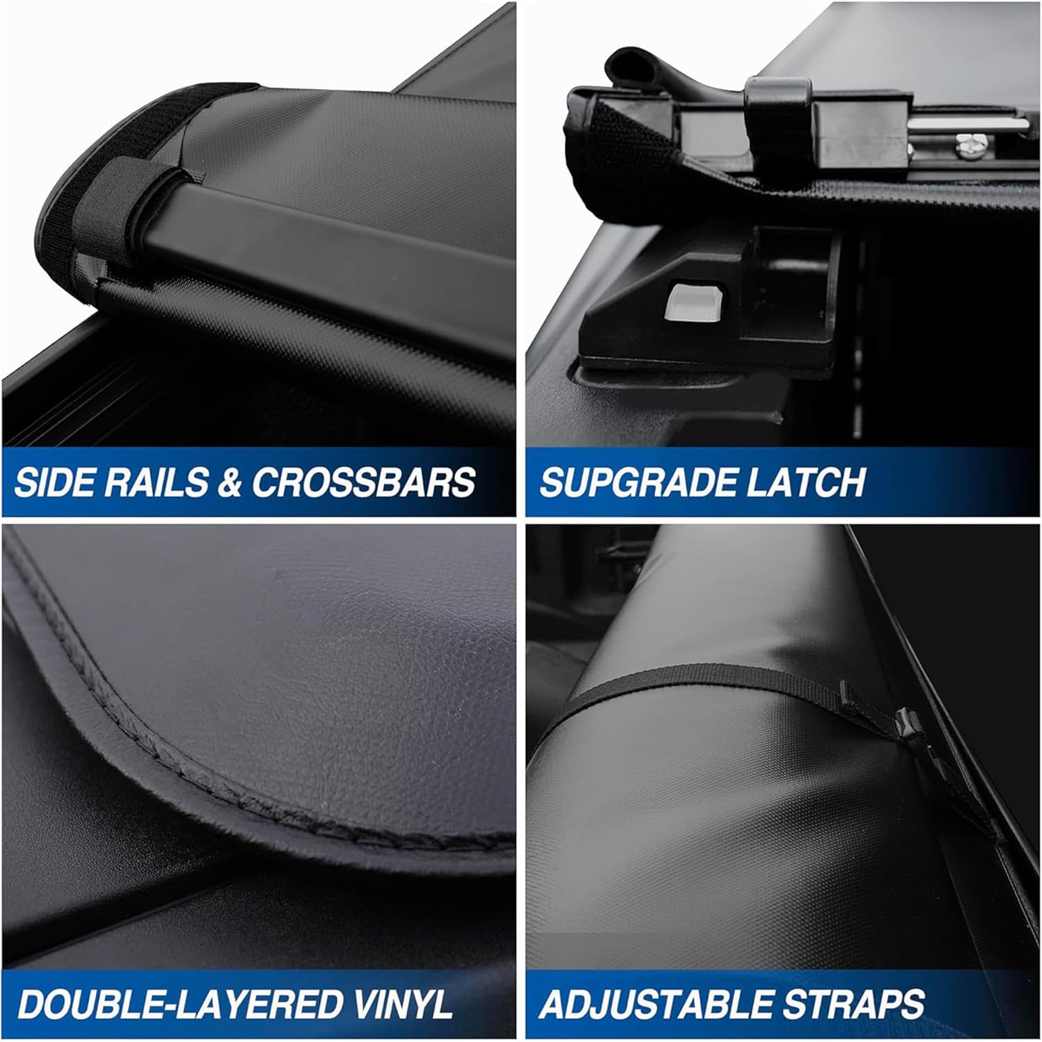 Truck Bed Cover Low Profile Soft Roll Up Tonneau Cover for 2009-2025 2026 Dodge Ram 1500 New Body (Not Fit 19-25 Classic) Compatible with 5'7" (67") Bed