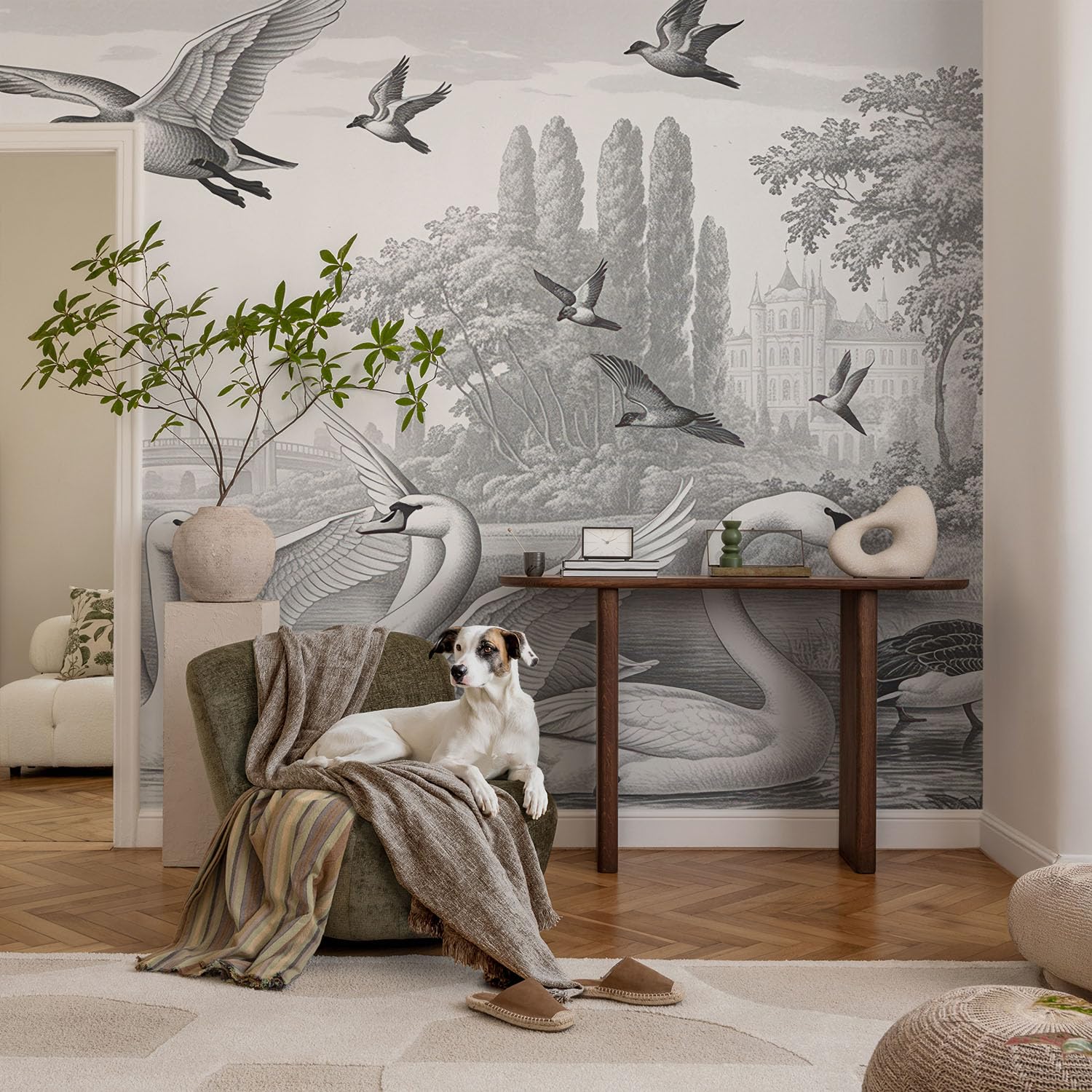 Mural Fotográfico Para Pared De Oficina 312x219 cm Paisaje clásico