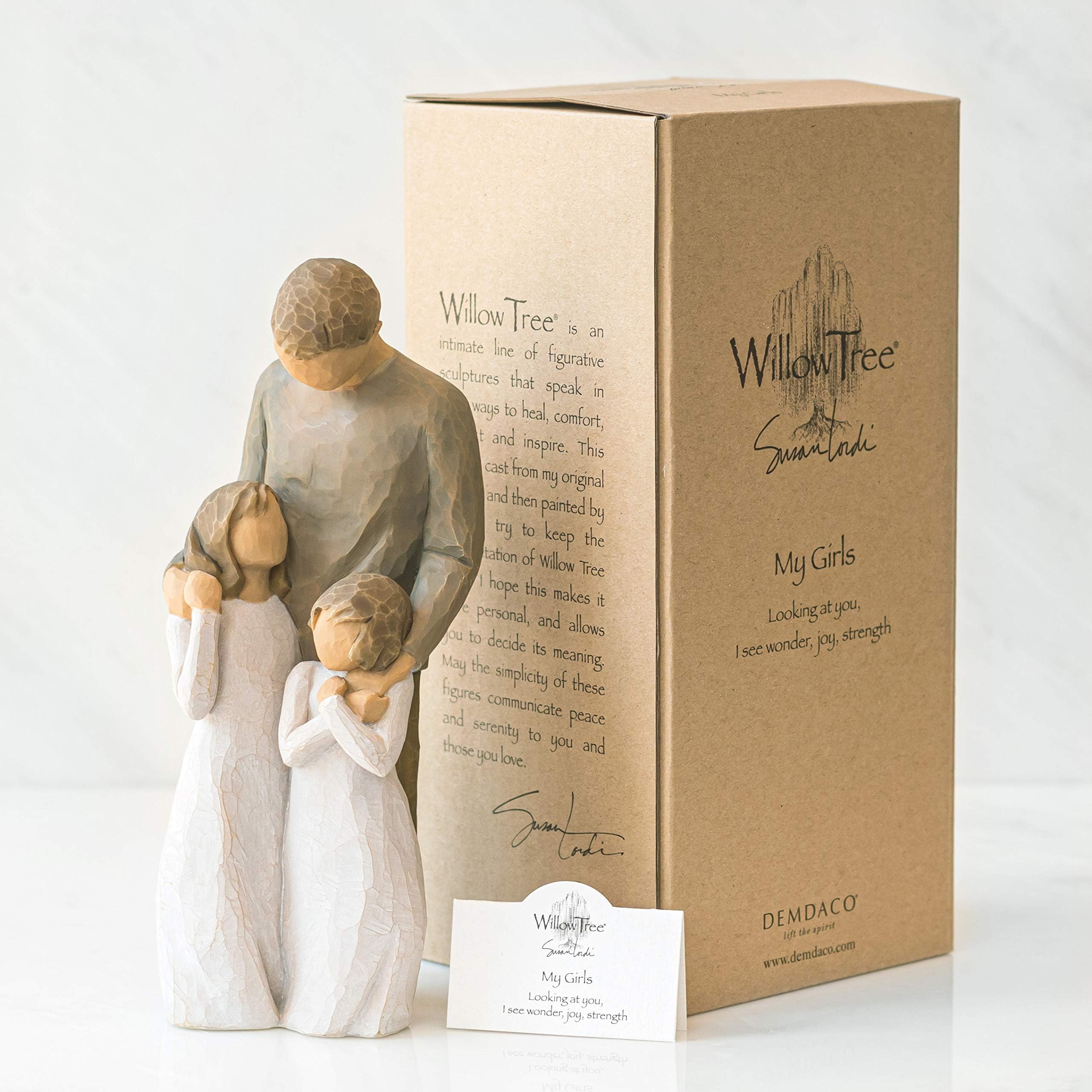 Willow Tree Figura de Padre con Hijos, Home Deco, Enesco