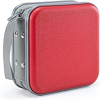 Vista 17 de Funda de CD/DVD de capacidad para 48 unidades, soporte portátil para CD, azul