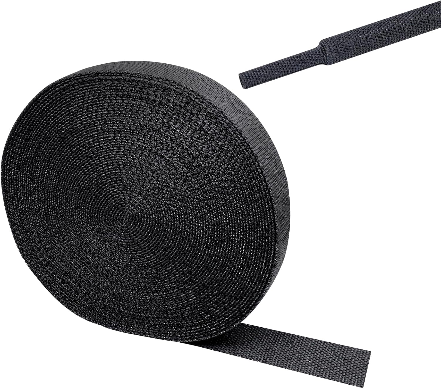 2 in 1 Heat Shrink Braided Sleeving Fabric Tubing-Ideal fit Irregular Shape Hose/Cable/Wire (1/2"(12mm), 32FT)