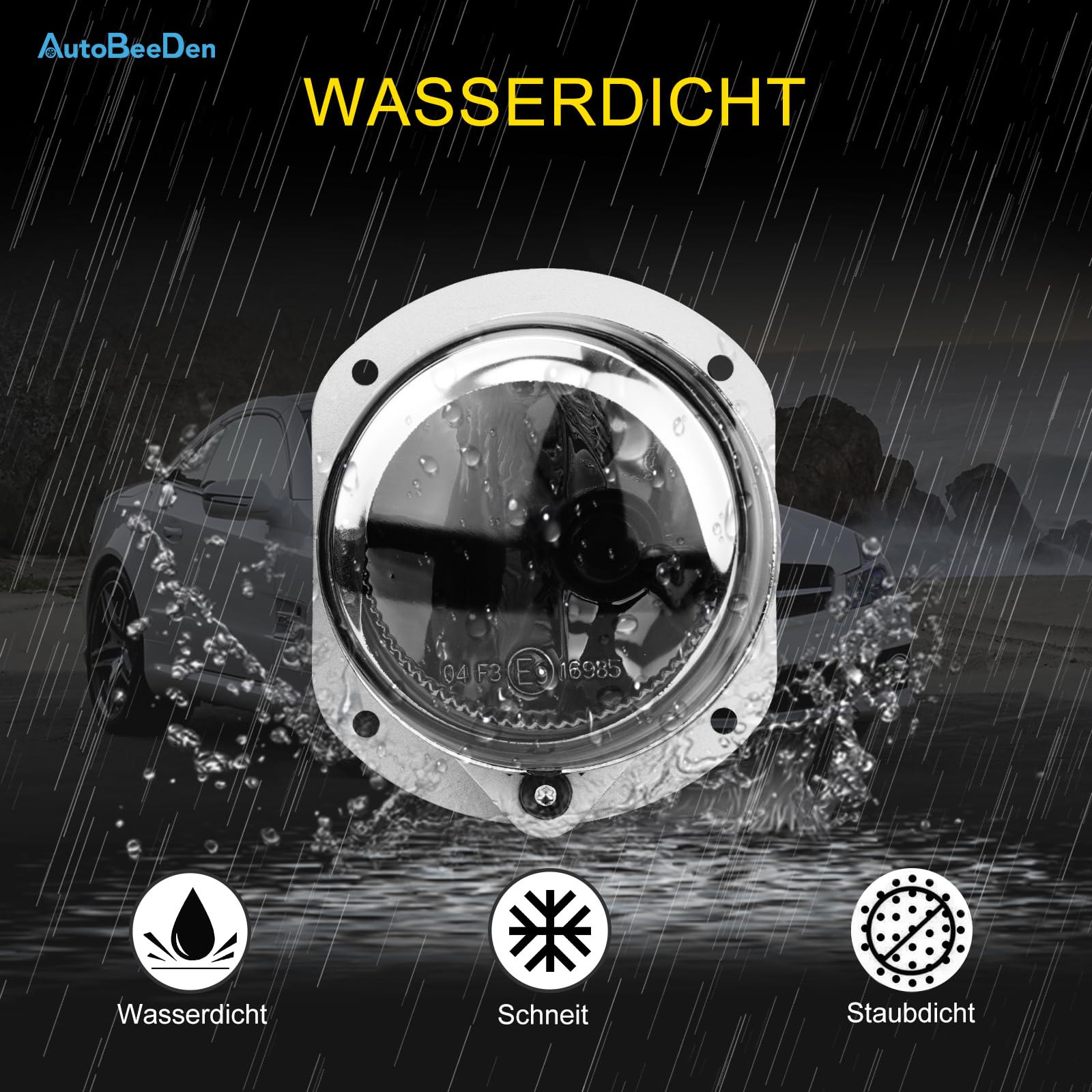 Reflektor przeciwmgielny do Mercedes Benz MB W164 W251 V251 R230 C209 C216 A209 S204 W204 W211, (klasa C CLK E M R S SL), 2002-2014, tylko do pakietu AMG zderzak (czarny)